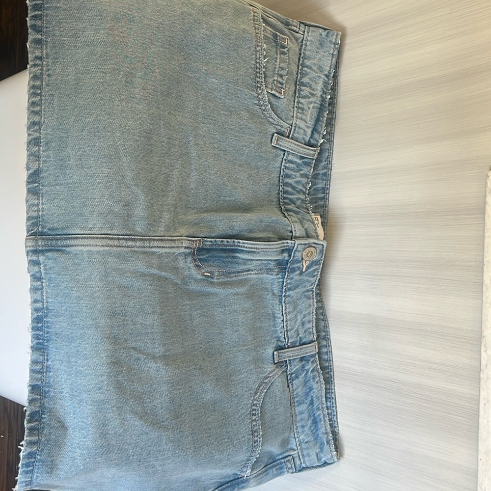Hollister jean skirt